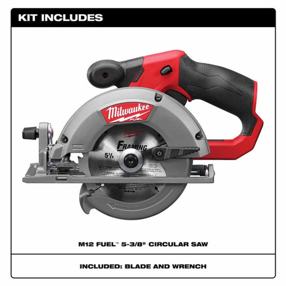 Milwaukee 2530-20 M12 FUEL 5-3/8" Circular Saw-Tool Only