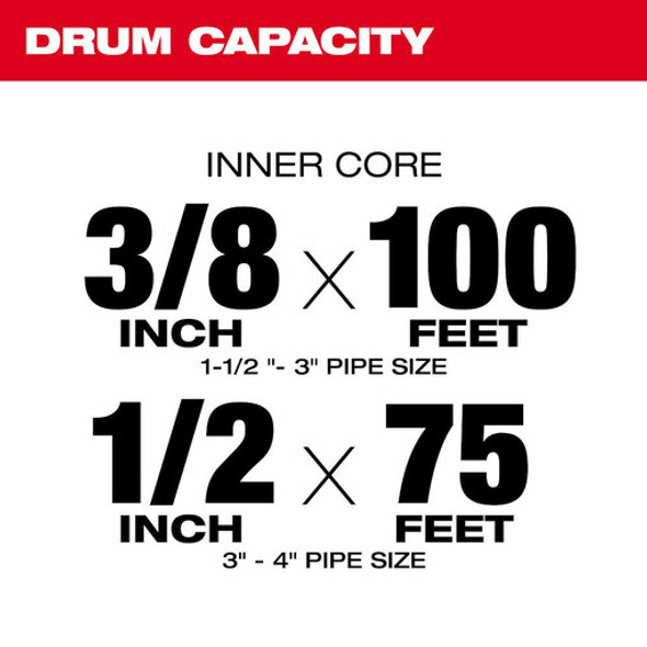 Milwaukee 47-53-2817 Drum w/ Anchor Cable for M18 Drum Machine