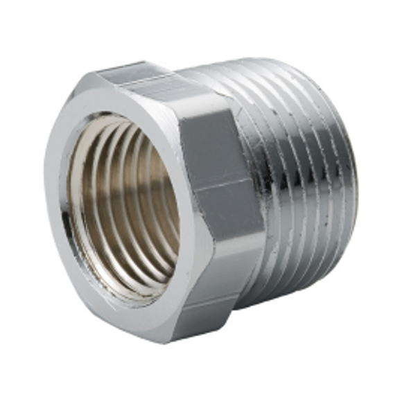 Leaded Import Chrome Plated Hex Bushing