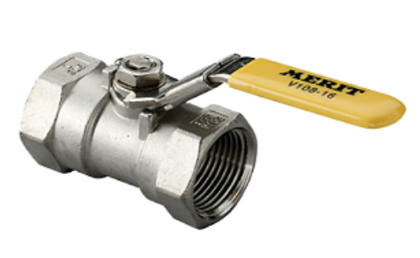 1-PC Stainless Steel Ball Valve Reduced Port, 800 WOG