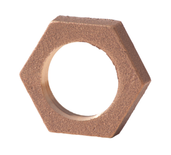 125# Leaded Brass Hex Locknut