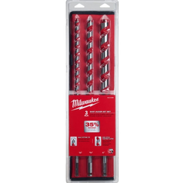 Milwaukee 48-13-3000 3-Piece Ship Auger Bit Set