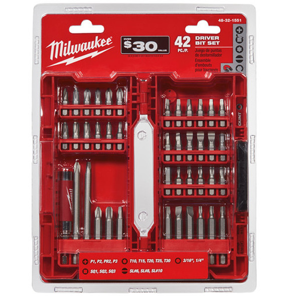 Milwaukee 48-32-1551 42 Piece Driver Bit Set