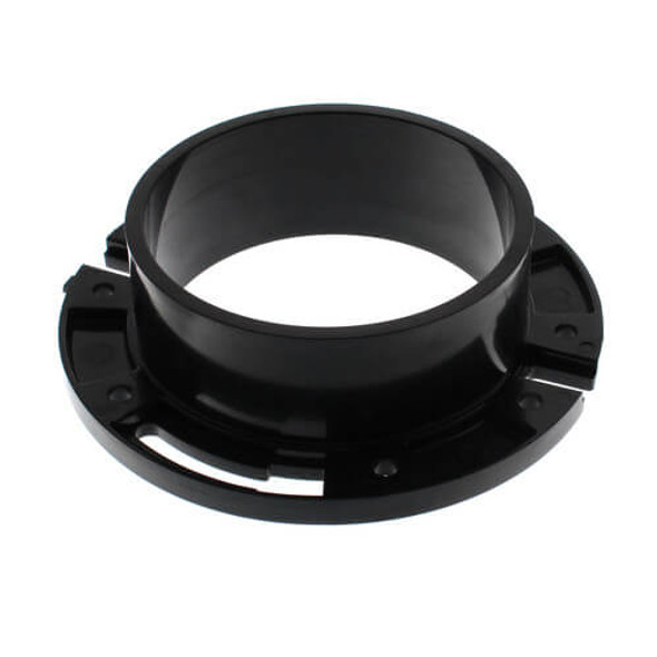 ABS DWV Closet Flange W/ Adjustable Plastic Ring (Hub)