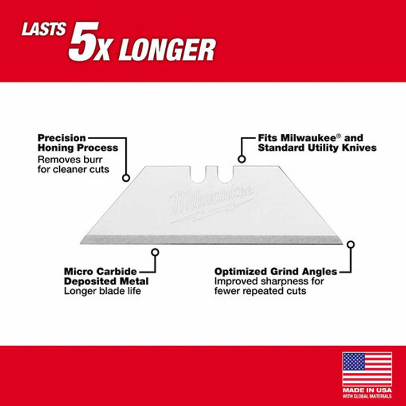 Milwaukee 48-22-1905 5 PC General Purpose Utility Blades