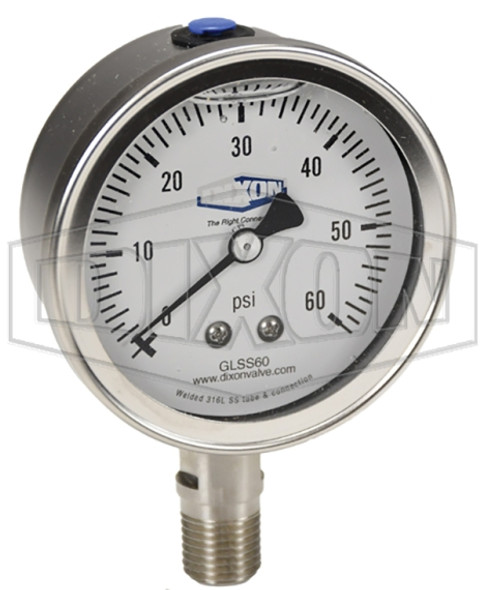 Stainless Steel Liquid Filled Gauge