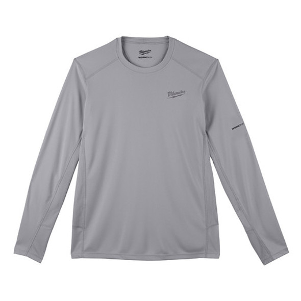 Milwaukee 415G-XL WORKSKIN Lightweight Performance Long Sleeve Shirt- Gray, XL