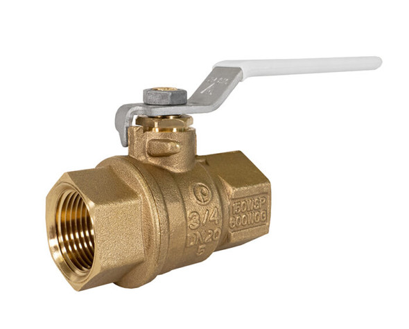 Lead Free Brass Ball Valve, 2 Piece, Full Port, Threaded Connection, Dezincification Resistant Brass, 600 WOG