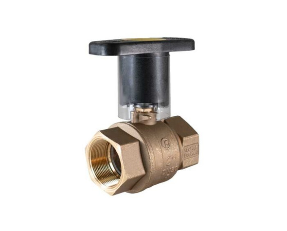 Lead Free Brass Ball Valve, 2 Piece, Full Port, Threaded Connection, Dezincification Resistant Brass, Insulated Handle, 600 WOG