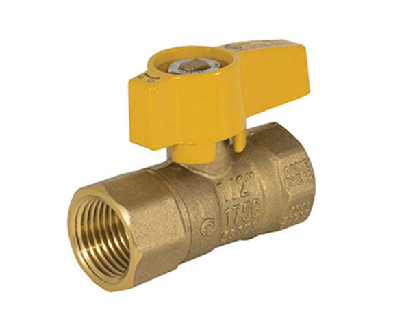 Gas Ball Valve, 2 Piece, Threaded Connection, 175 WOG