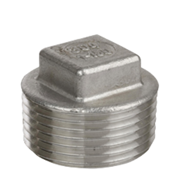 150# Stainless Steel Threaded Square Head Plug