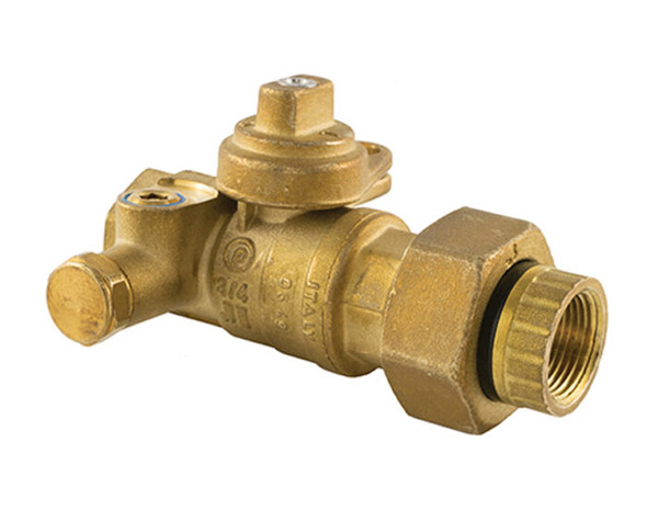 Utility Gas Ball Valve, Full Port, Service Bypass, with Extended Insulated Tail Piece, 175 PSIG