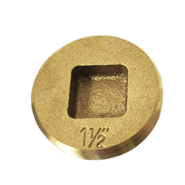 1-1/2" IPS S.C. Countersunk Brass Cleanout Plug