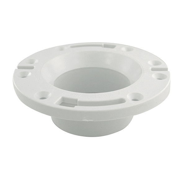 3″ x 4″ PVC Flat Fit Closet Flange Less Knockout