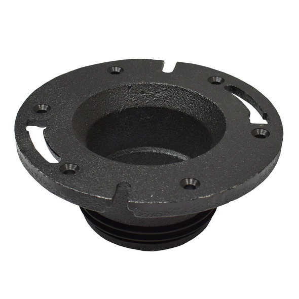 4" x 3" Cast Iron Push-in Closet Flange w/ Gasket