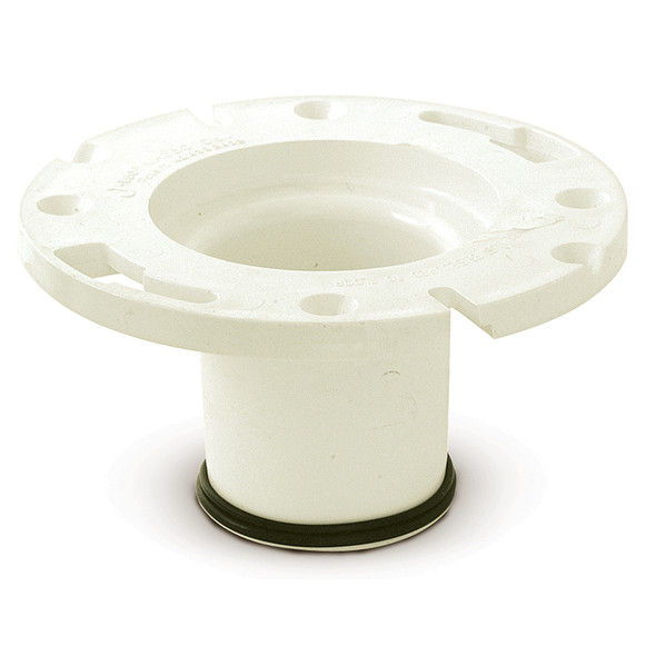 3" DWV Push-in PVC Repair Flange w/ Compression O-ring Joint