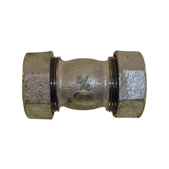 1/2" IPS Short Galvanized Compression (Dresser) Coupling