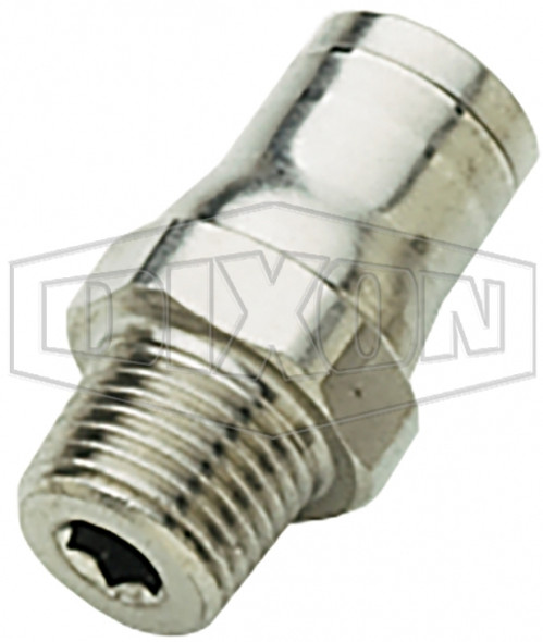 36756014 - Nickel-Plated Brass Legris Push-In Male Connector