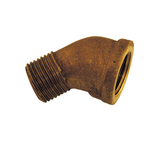 1-1/2" FPT 45 Degree Bronze Street Elbow