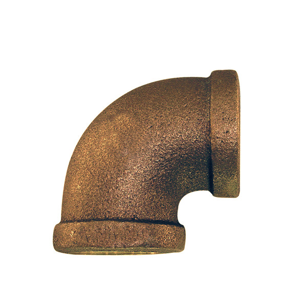 1/4" FPT 90 Degree Bronze Elbow- Lead Free