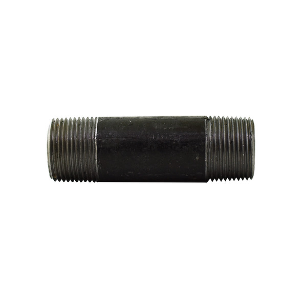 1" x 5-1/2" Black Iron Nipple