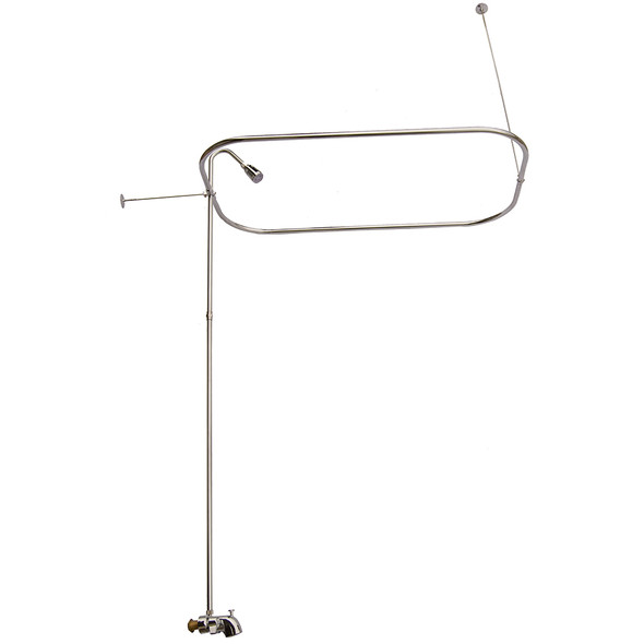 Leg Tub Add-a-Shower Unit w/ 24" X 42" Rectangular Rod