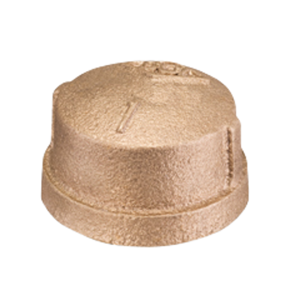 125# Bronze Threaded Cap