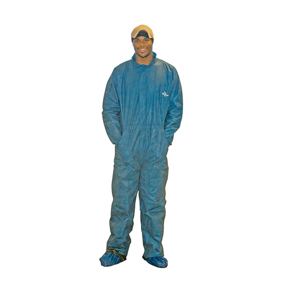 X-Large Disposal Coveralls w/ 1pr of Shoe Covers