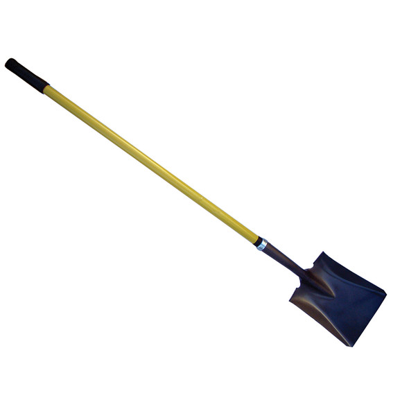 Square Point Shovel w/ 47" Fiberglass Handle