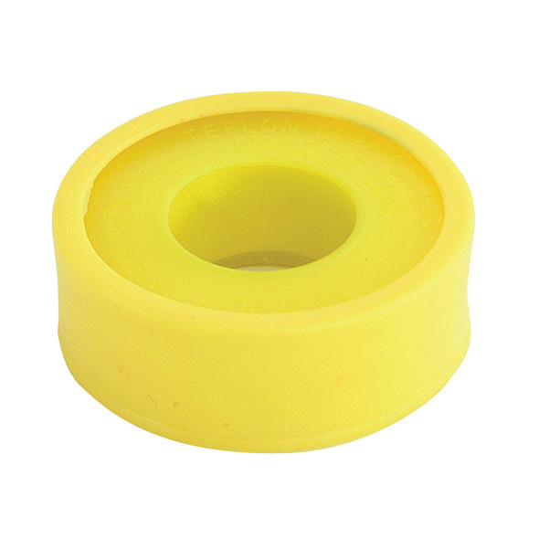 1/2" x 260" 4 Mil Yellow Teflon Tape for Gas Lines