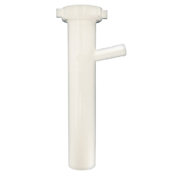 1-1/2" x 8" Plastic D/C Dishwasher Tailpiece w/ 1/2" Branch