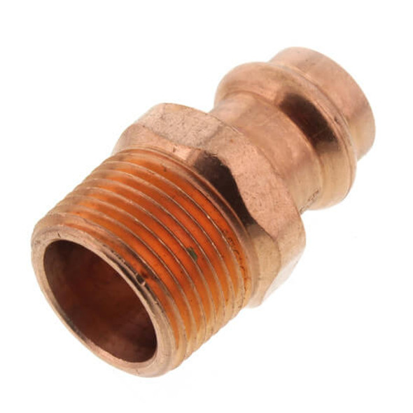 Copper Press Reducing Male Adapter