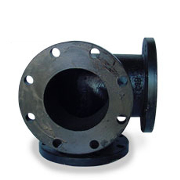 150 lb. Ductile Iron Flanged Side Outlet Elbow