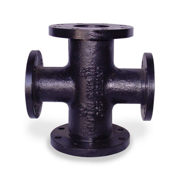 150 lb. Ductile Iron Flanged Reducing Cross