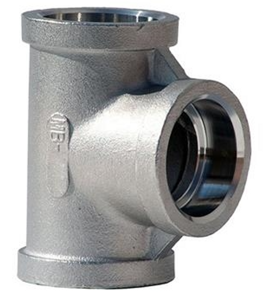 150# Stainless Cast Socket Weld Tee