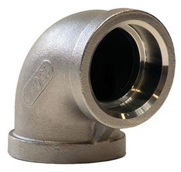 150# Stainless Cast Socket Weld 90 Elbow