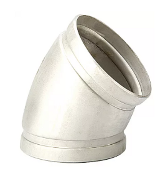 A7051SS Stainless Steel Grooved 45° Elbow