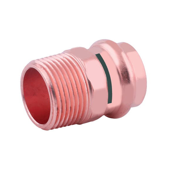 SCI Press Copper MPT Male Adapter