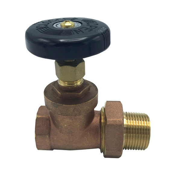 1" Brass Radiator Gate Valve