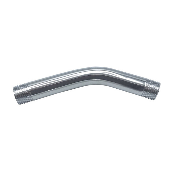 1/2" X 6" Chrome-Plated 45 Degree Shower Arm