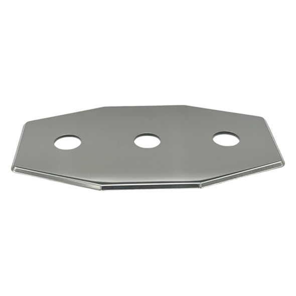 3-Hole Stainless Steel Shower Cover Plate