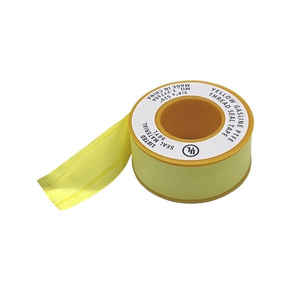 3/4" X 520" Yellow Teflon Tape