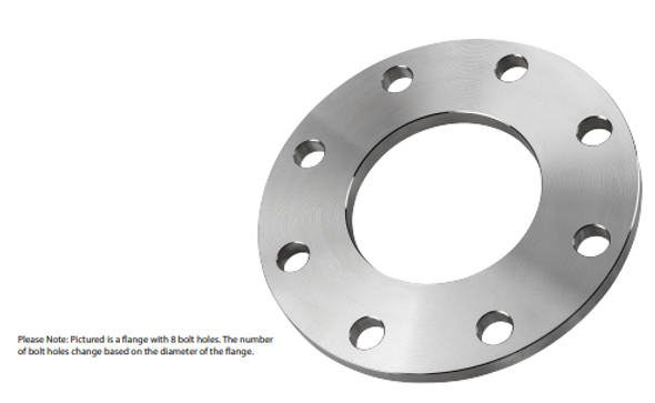 150# Stainless Steel IPS Slip-On Square x Square Plate Flange
