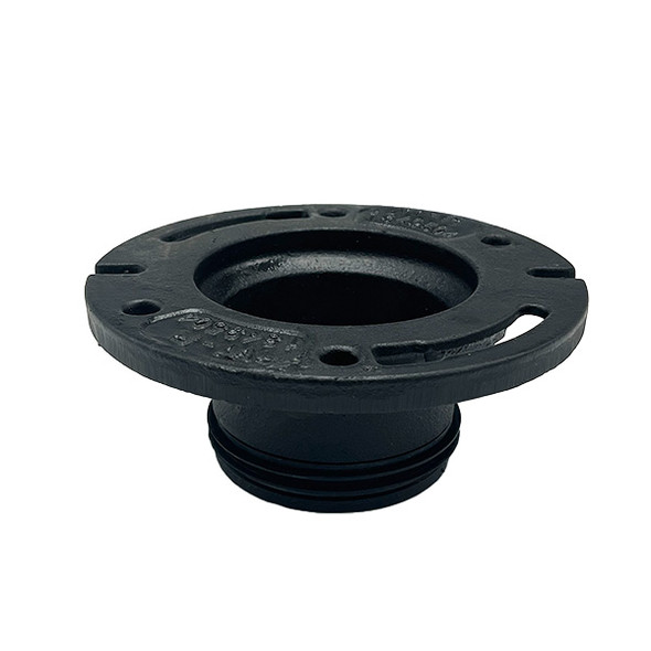 4" X 3" Push-In Cast Iron Closet Flange