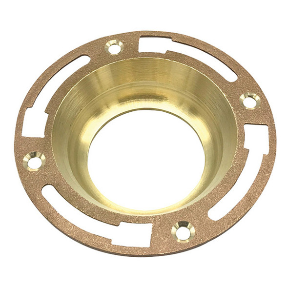 4" X 3" Brass Closet Flange For Lead