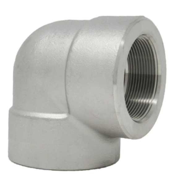 3000# Stainless Threaded 90° Elbow 304L &316L