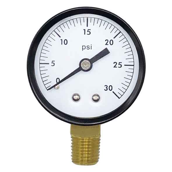 2" 30 PSI Pressure Gauge