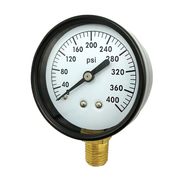 2 1/2" 400 PSI Pressure Gauge