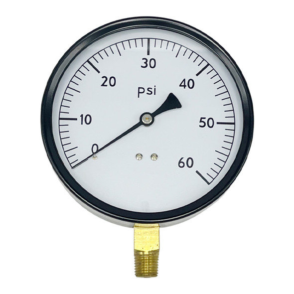 4 1/2" 60 PSI Pressure Gauge