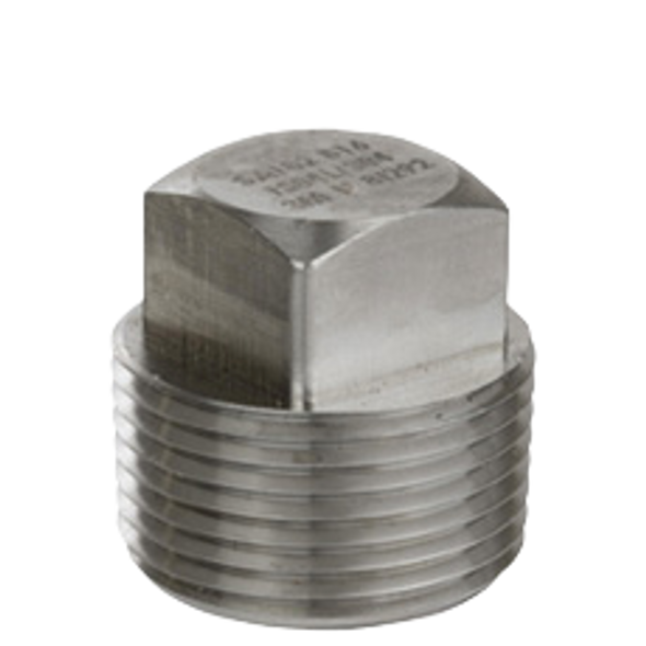 Stainless Forged 3000# Square Head Plug